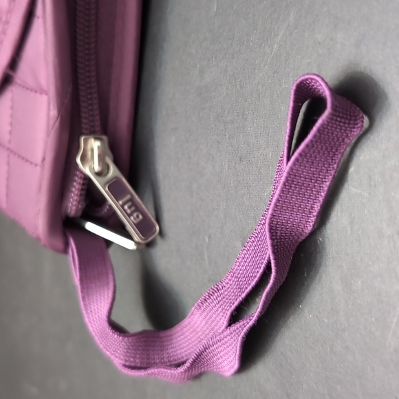 Lug Tango Purple Quilted Travel Wristlet Clutch. - Picture 5 of 11